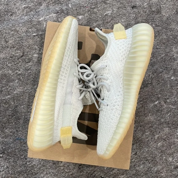 Authentic Yeezy 350 v2 UV color change light up - Picture 2 of 14